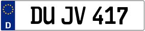 Truck License Plate
